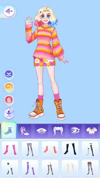 YoYa: Dress Up Fashion Girl MOD — Безлимитные монеты и все наряды на Андроид — скриншот 4