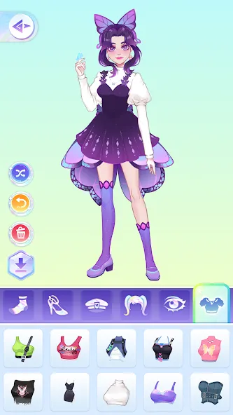 YoYa: Dress Up Fashion Girl MOD — Безлимитные монеты и все наряды на Андроид — скриншот 5