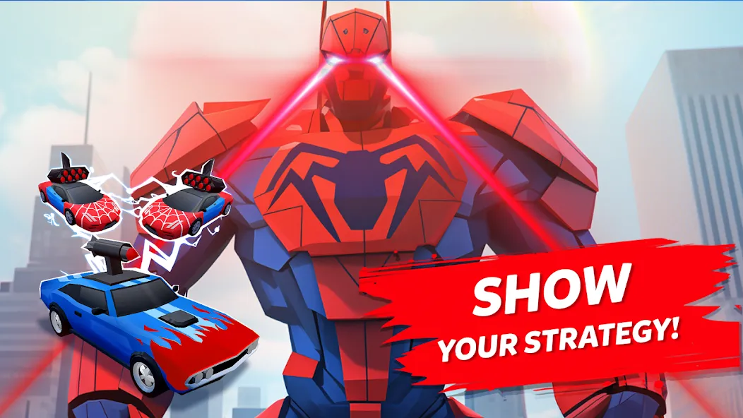 Скачать Robot Merge Master: Car Games на Android — Безлимитные монеты и все машины — скриншот 1 Скачать Robot Merge Master: Car Games на Android — Безлимитные монеты и все машины — скриншот 1