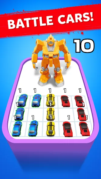 Скачать Robot Merge Master: Car Games на Android — Безлимитные монеты и все машины — скриншот 2 Скачать Robot Merge Master: Car Games на Android — Безлимитные монеты и все машины — скриншот 2