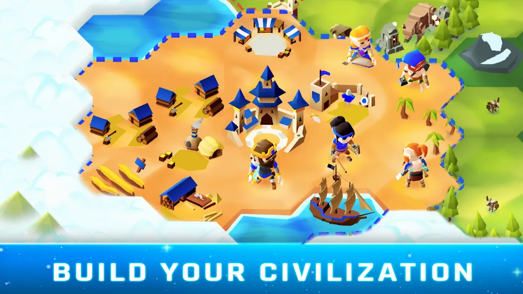 Hexapolis: Civilization wars — Мод: Безлимитные ресурсы и мощная армия — скриншот 2 Hexapolis: Civilization wars — Мод: Безлимитные ресурсы и мощная армия — скриншот 2