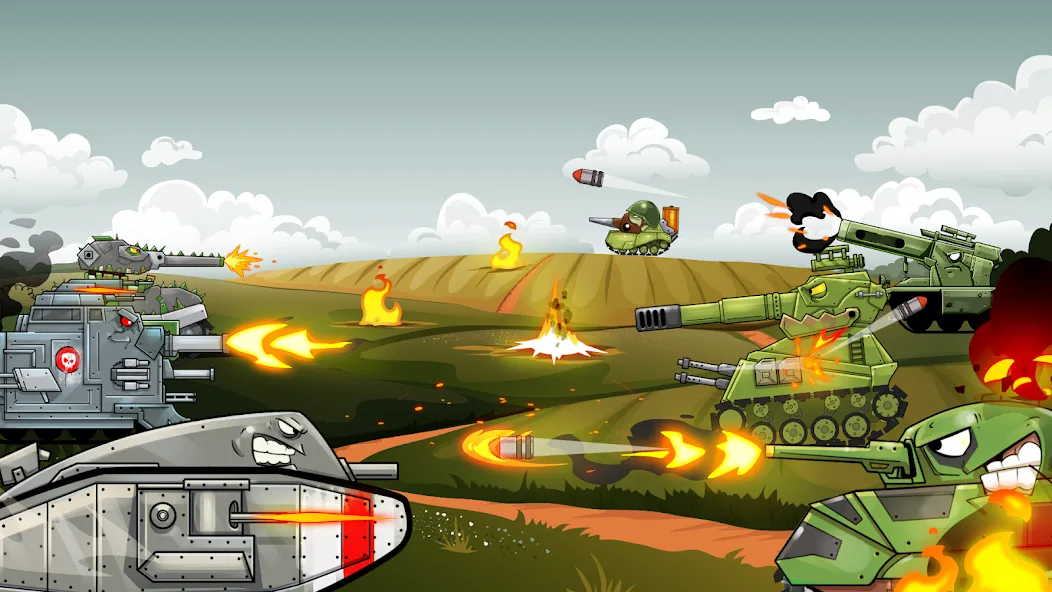 Скачать Merge Master Tanks: Tank wars на Android — Безлимитные деньги и мощные танки — скриншот 2 Скачать Merge Master Tanks: Tank wars на Android — Безлимитные деньги и мощные танки — скриншот 2