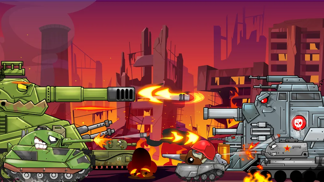 Скачать Merge Master Tanks: Tank wars на Android — Безлимитные деньги и мощные танки — скриншот 3 Скачать Merge Master Tanks: Tank wars на Android — Безлимитные деньги и мощные танки — скриншот 3