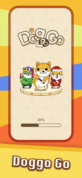 Скачать взломанную Doggo Go - Meme, Match 3 Tiles — Безлимитные подсказки и жизни — скриншот 1