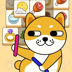 Скачать взломанную Doggo Go - Meme, Match 3 Tiles — Безлимитные подсказки и жизни