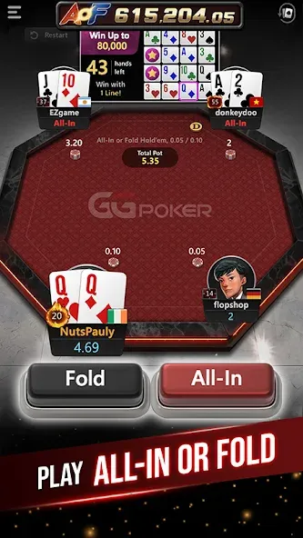 Скачать GGPoker UK - Real Online Poker на Андроид — Безлимитные фишки и бонусы — скриншот 5