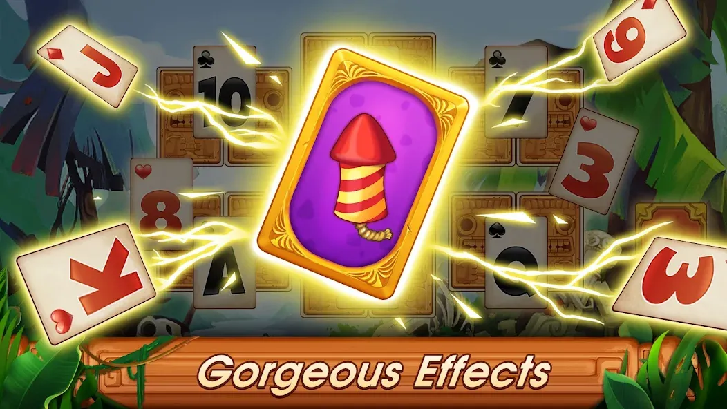 Solitaire Tripeaks: Card Games MOD APK на Android — Безлимитные монеты, подсказки и отмены — скриншот 2