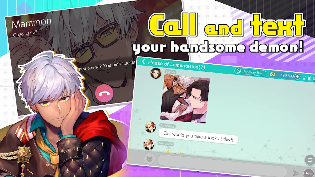 Скачать Obey Me! Anime Otome Sim Game MOD APK — Безлимитные деньги и подарки — скриншот 1
