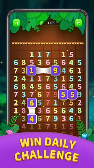 Скачать Number Match - Ten Pair Puzzle — Последняя версия (Без рекламы и бесконечные подсказки) — скриншот 4 Скачать Number Match - Ten Pair Puzzle — Последняя версия (Без рекламы и бесконечные подсказки) — скриншот 4