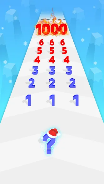 Number Merge: Run Master 3D (Мод Безлимитные деньги и все уровни) — скриншот 1