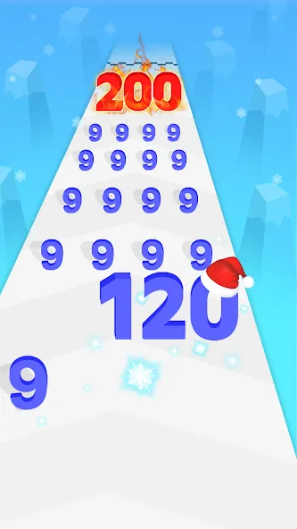 Number Merge: Run Master 3D (Мод Безлимитные деньги и все уровни) — скриншот 2