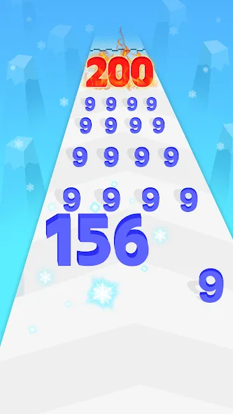 Number Merge: Run Master 3D (Мод Безлимитные деньги и все уровни) — скриншот 3
