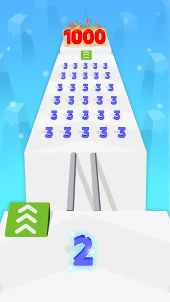 Number Merge: Run Master 3D (Мод Безлимитные деньги и все уровни) — скриншот 4