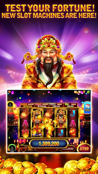 Взломанная Cash Bay Casino - Slots game на Андроид — Безлимитные монеты и бесплатные вращения — скриншот 2