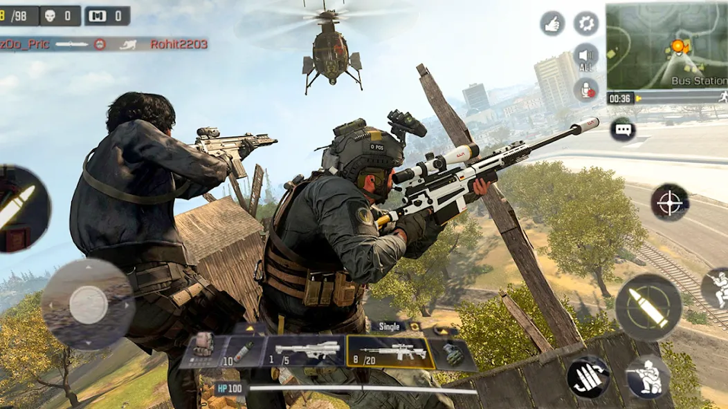 Cover Target: Offline Sniper MOD APK — Безлимитные патроны и точная стрельба — скриншот 3