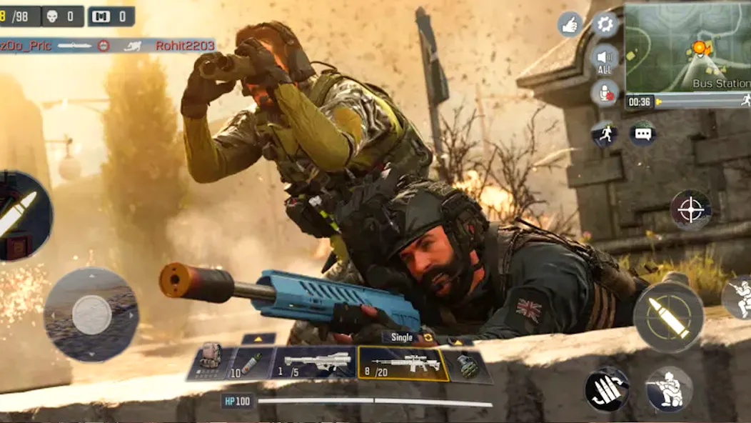 Cover Target: Offline Sniper MOD APK — Безлимитные патроны и точная стрельба — скриншот 5