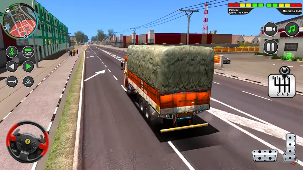 Взлом Indian Heavy Truck Delivery 3D — Безлимитные деньги и все грузовики — скриншот 2