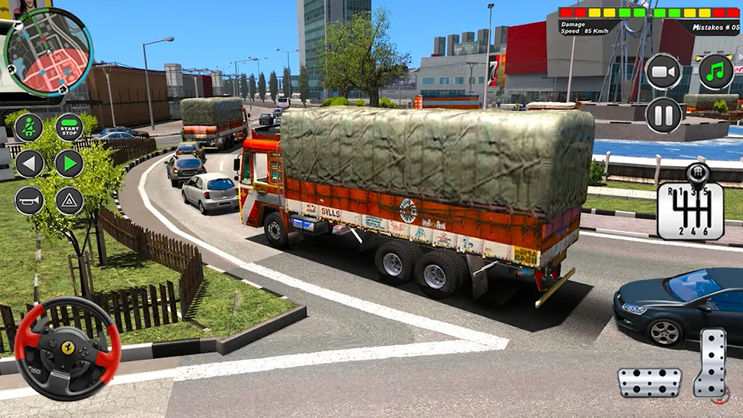 Взлом Indian Heavy Truck Delivery 3D — Безлимитные деньги и все грузовики — скриншот 4
