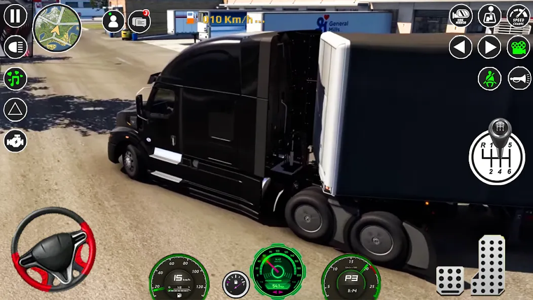 American Cargo City Driving 3D MOD APK на Android — Безлимитные деньги и все грузовики — скриншот 4