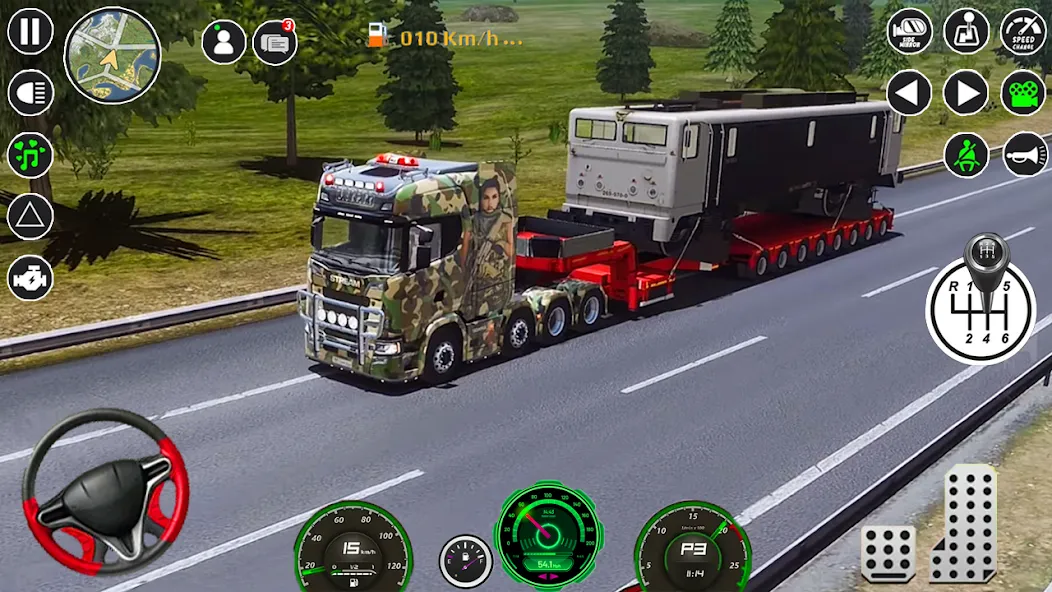 American Cargo City Driving 3D MOD APK на Android — Безлимитные деньги и все грузовики — скриншот 5