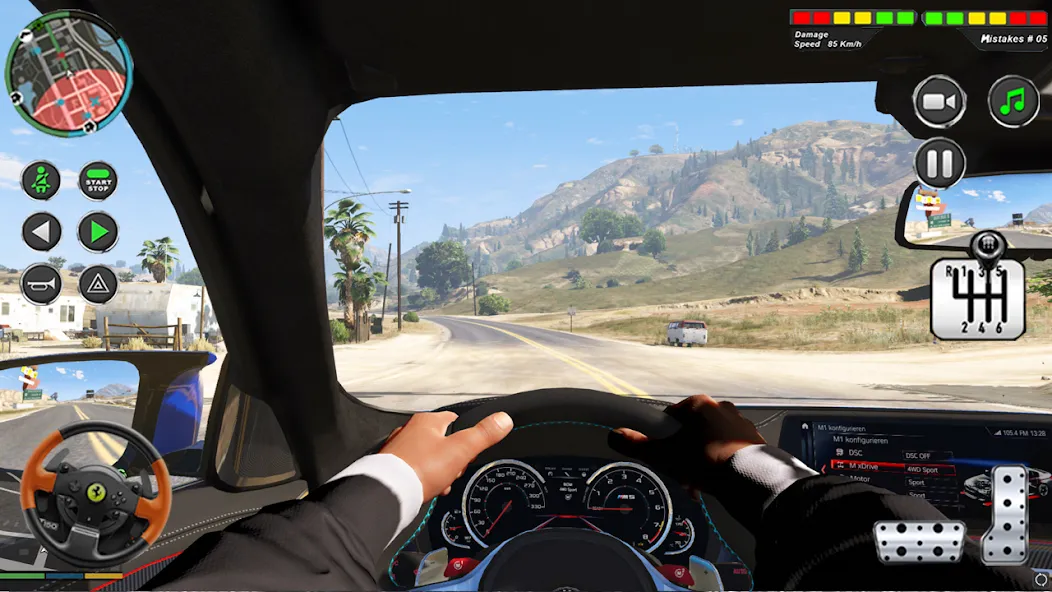Modern Car Advance Driving 3D на Андроид — Мод Безлимитные деньги и открыты все машины — скриншот 3 Modern Car Advance Driving 3D на Андроид — Мод Безлимитные деньги и открыты все машины — скриншот 3