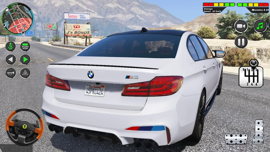 Modern Car Advance Driving 3D на Андроид — Мод Безлимитные деньги и открыты все машины — скриншот 5 Modern Car Advance Driving 3D на Андроид — Мод Безлимитные деньги и открыты все машины — скриншот 5