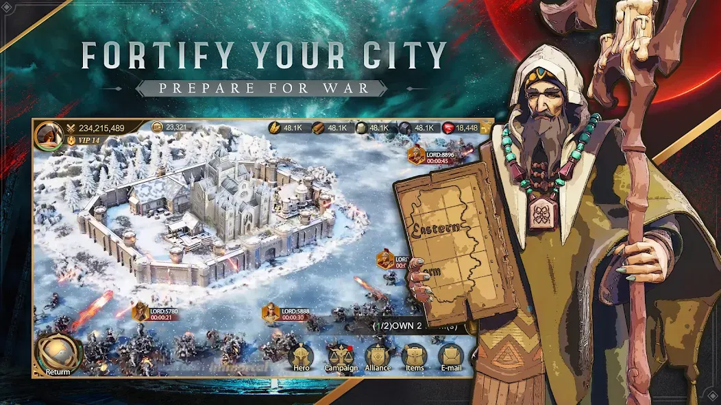 Land of Empires: Immortal на Андроид — Мод Безлимитные ресурсы и ускоренное строительство — скриншот 2 Land of Empires: Immortal на Андроид — Мод Безлимитные ресурсы и ускоренное строительство — скриншот 2