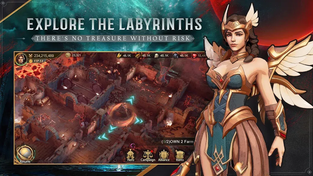 Land of Empires: Immortal на Андроид — Мод Безлимитные ресурсы и ускоренное строительство — скриншот 3 Land of Empires: Immortal на Андроид — Мод Безлимитные ресурсы и ускоренное строительство — скриншот 3