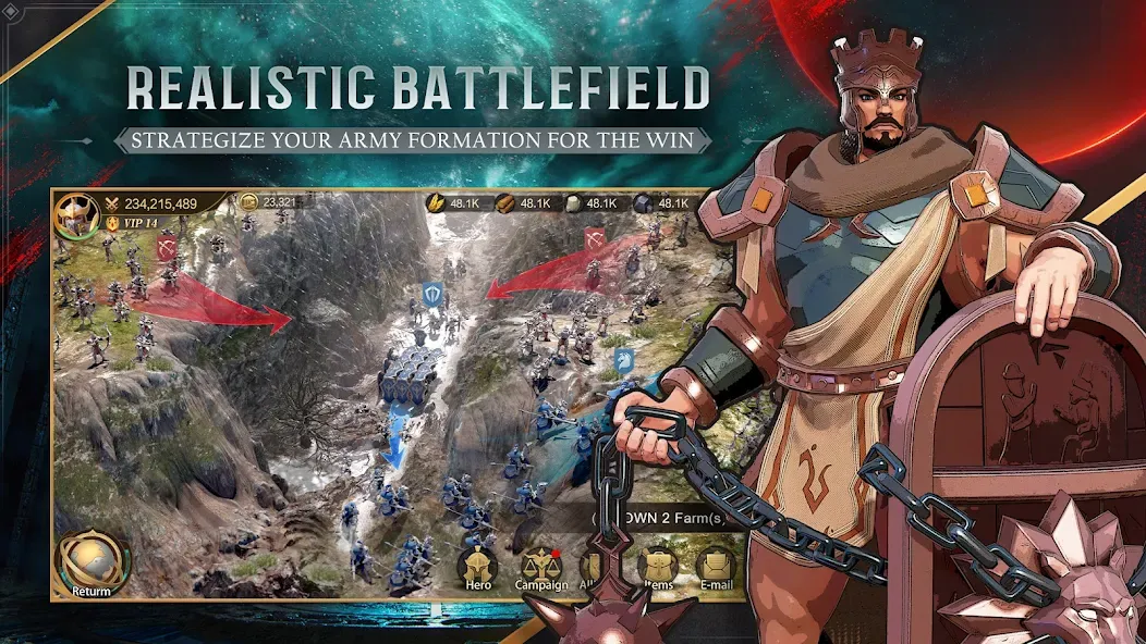 Land of Empires: Immortal на Андроид — Мод Безлимитные ресурсы и ускоренное строительство — скриншот 4 Land of Empires: Immortal на Андроид — Мод Безлимитные ресурсы и ускоренное строительство — скриншот 4