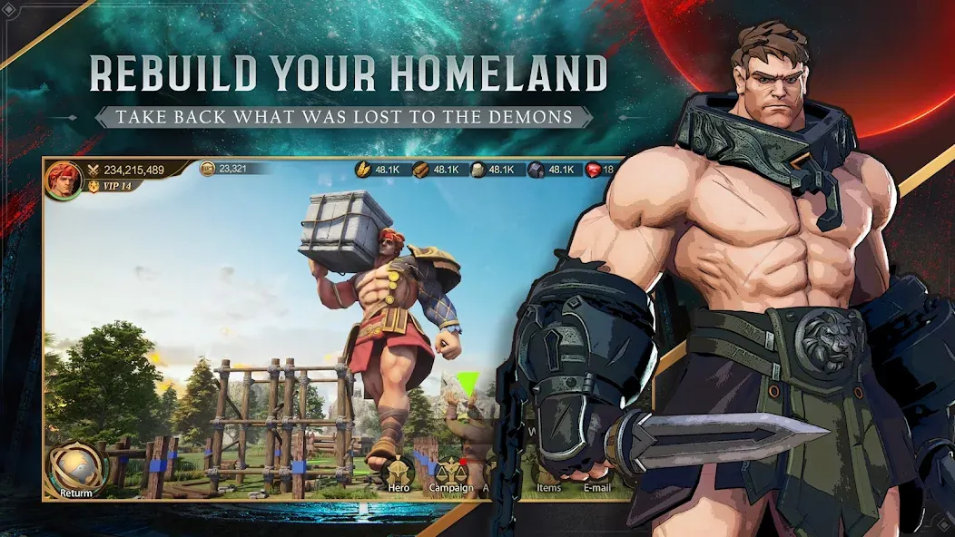 Land of Empires: Immortal на Андроид — Мод Безлимитные ресурсы и ускоренное строительство — скриншот 5 Land of Empires: Immortal на Андроид — Мод Безлимитные ресурсы и ускоренное строительство — скриншот 5