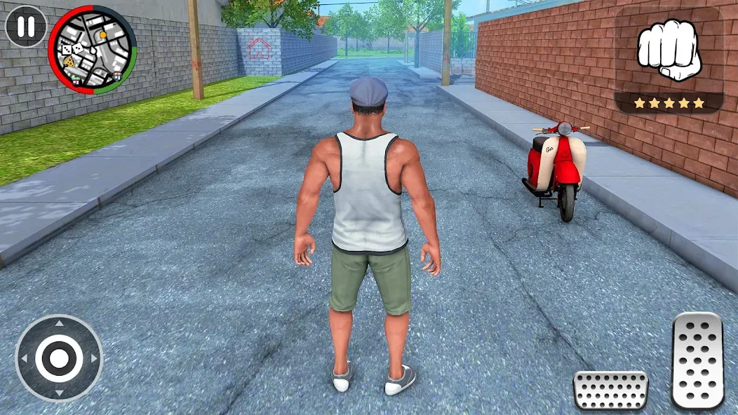 Grand City Vegas Crime Games MOD — Безлимитные деньги и оружие на Андроид — скриншот 1