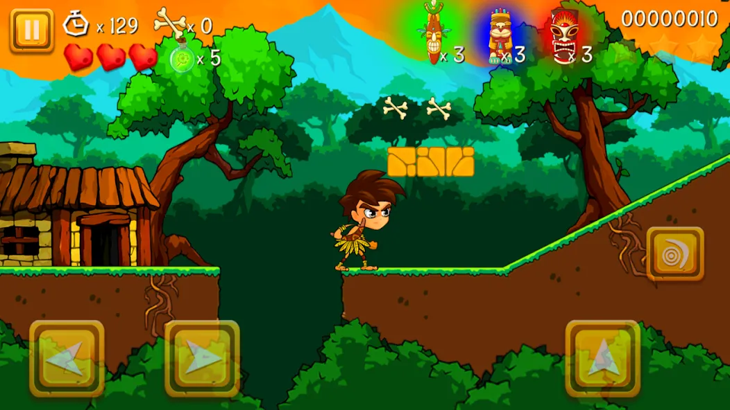 Super Warrior Dino Adventures на Андроид — Мод Безлимитные монеты и открытые уровни — скриншот 1