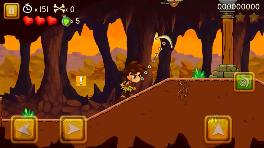 Super Warrior Dino Adventures на Андроид — Мод Безлимитные монеты и открытые уровни — скриншот 2