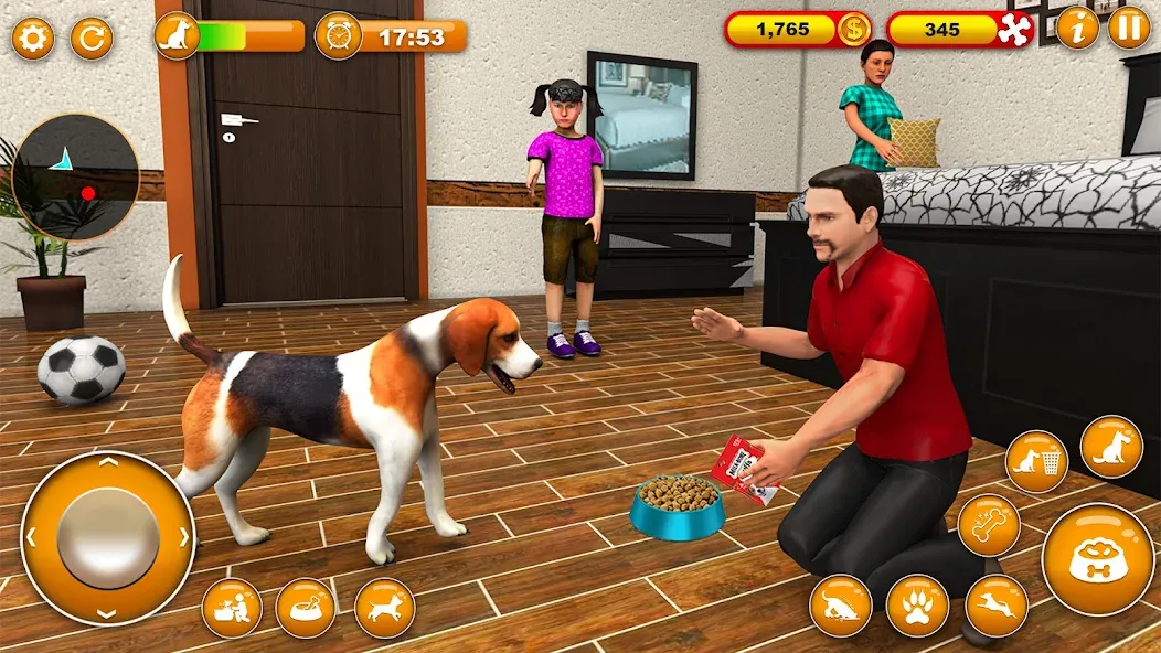 Скачать Pet Dog Family Adventure Games — Модификация Безлимитные деньги и все питомцы открыты — скриншот 3