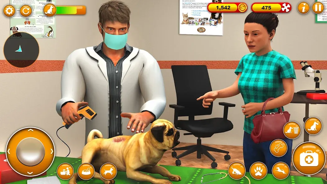 Скачать Pet Dog Family Adventure Games — Модификация Безлимитные деньги и все питомцы открыты — скриншот 4