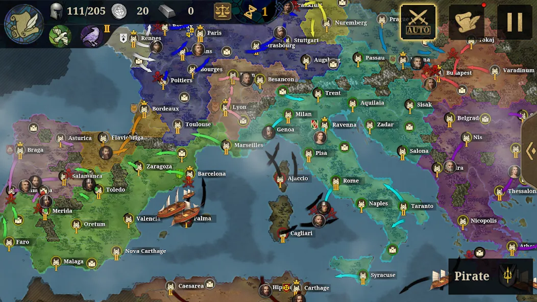 European War 7: Medieval (Мод Безлимитные ресурсы и открыты все уровни) — скриншот 4