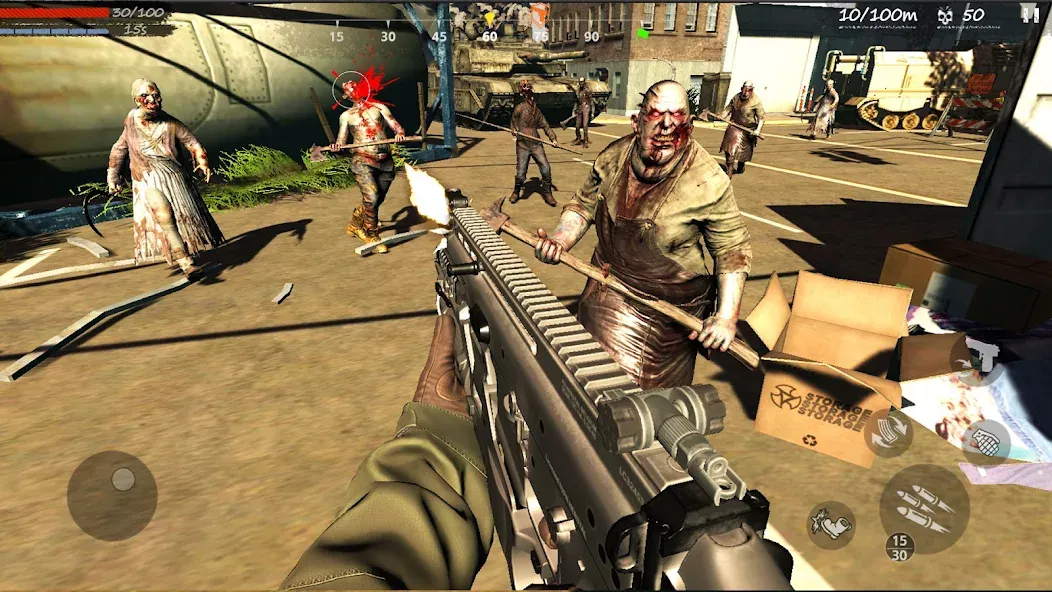 Взломанная Zombie Game:Trigger Survivor на Андроид — Много денег и ресурсов — скриншот 2