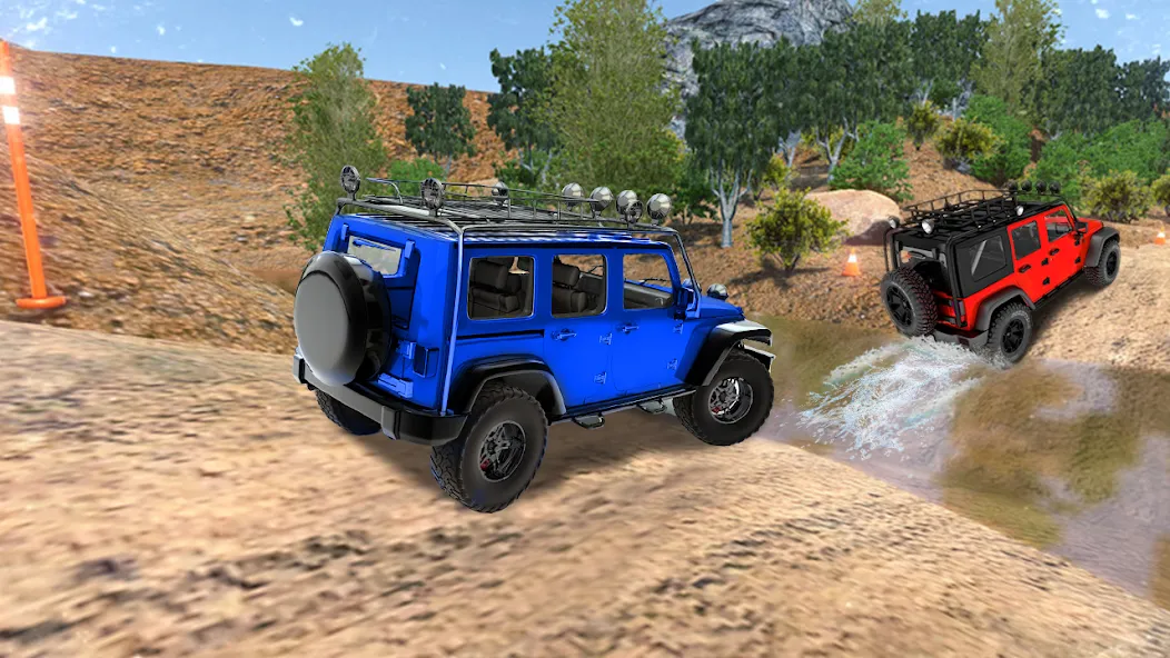 Скачать взломанную 4X4 Offroad SUV Driving Games — Безлимитные деньги и все машины открыты — скриншот 1