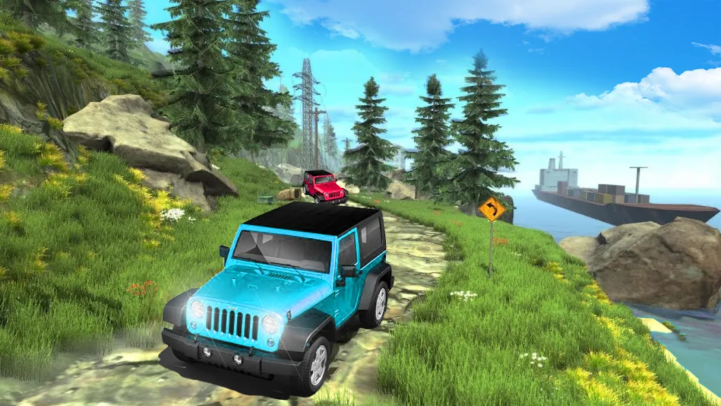 Скачать взломанную 4X4 Offroad SUV Driving Games — Безлимитные деньги и все машины открыты — скриншот 3