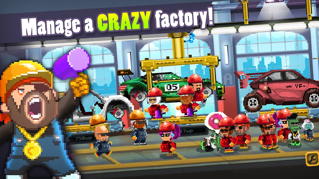 Motor World Car Factory MOD APK на Android — Безлимитные деньги и все машины открыты — скриншот 1