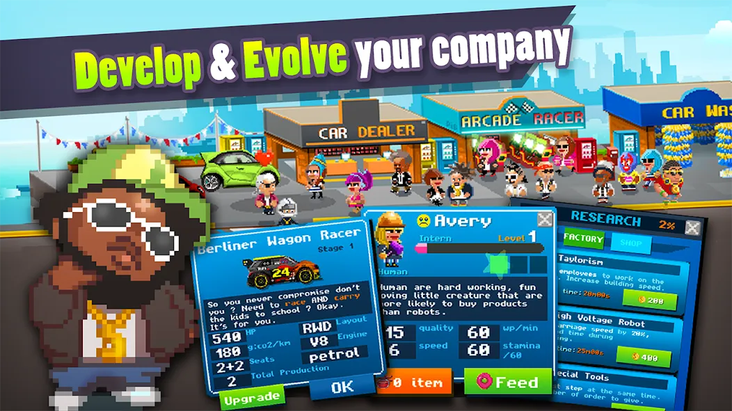 Motor World Car Factory MOD APK на Android — Безлимитные деньги и все машины открыты — скриншот 4