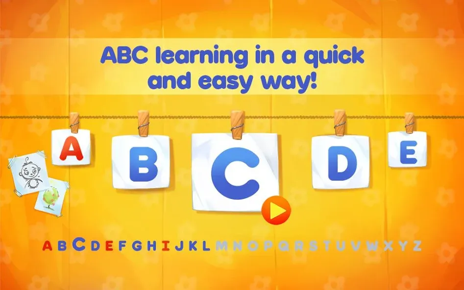 ABC Alphabet! ABCD games! MOD — Открыты все буквы и уровни на Андроид — скриншот 1