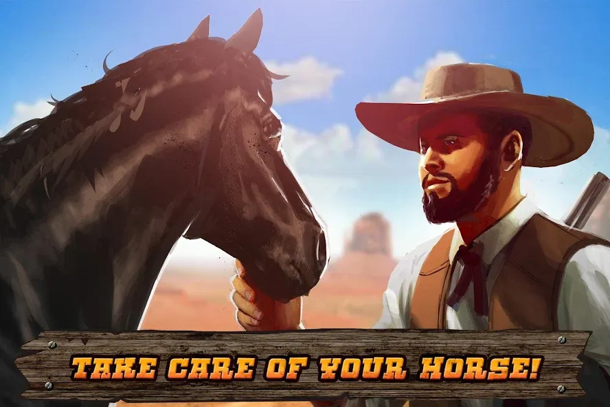 Скачать Cowboys Horse Racing Derby на Андроид — Безлимитные деньги и ускоренная лошадь — скриншот 2