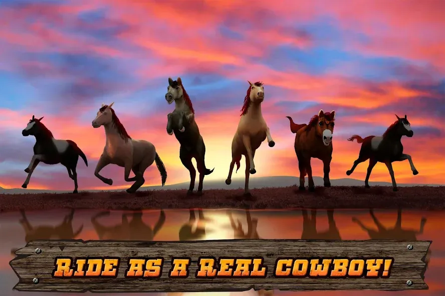 Скачать Cowboys Horse Racing Derby на Андроид — Безлимитные деньги и ускоренная лошадь — скриншот 5