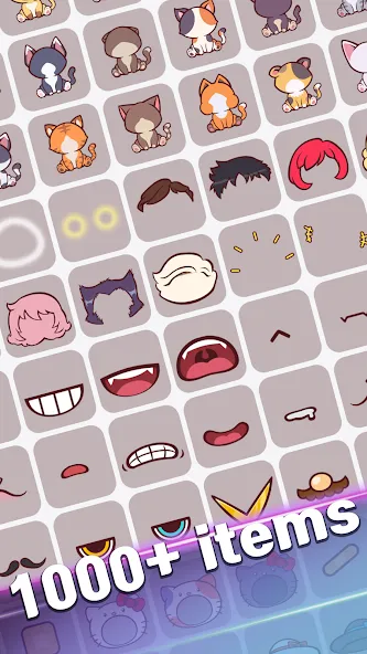 KittCat Story : Cat Maker MOD — Безлимитные монеты и все предметы на Андроид — скриншот 3