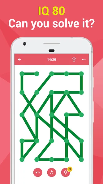 Скачать 1LINE –One Line with One Touch на Android — Без рекламы и все уровни открыты — скриншот 2