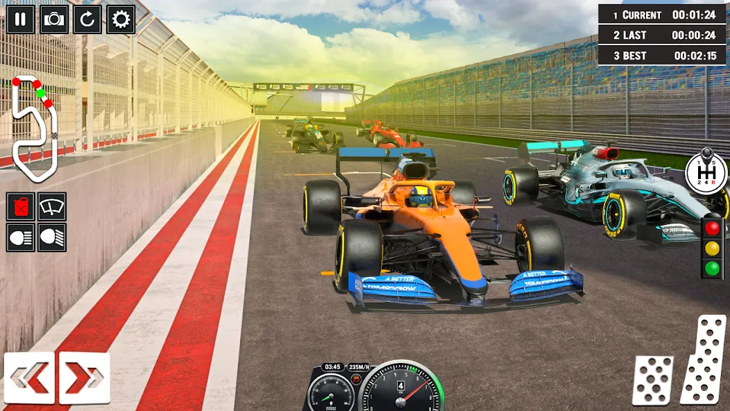 Скачать Formula Racing Car Racing Game — Последняя версия (Без рекламы и много денег) — скриншот 1