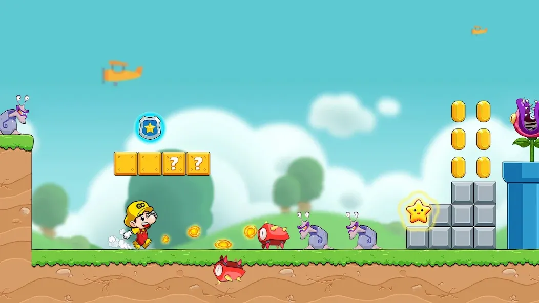 Скачать взломанную Bean's World Super: Run Games — Без рекламы и все уровни — скриншот 2