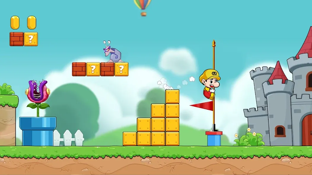Скачать взломанную Bean's World Super: Run Games — Без рекламы и все уровни — скриншот 3