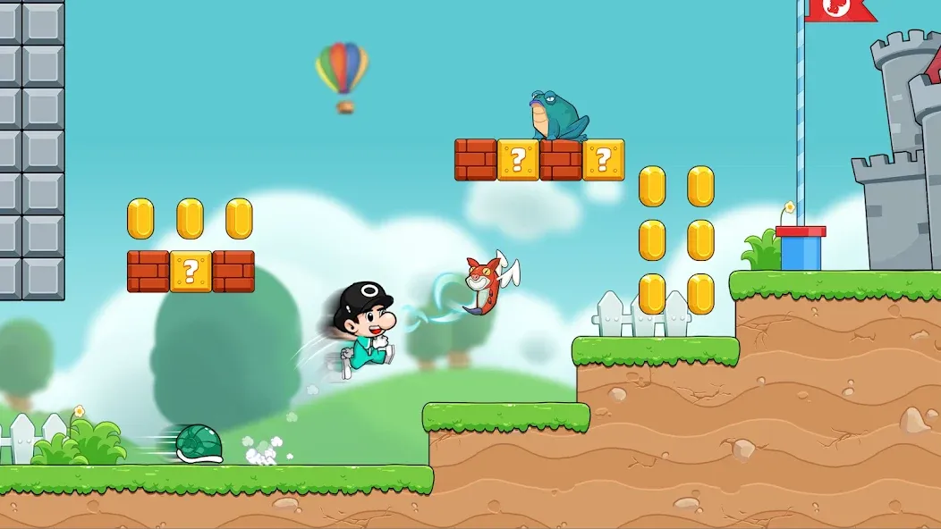 Скачать взломанную Bean's World Super: Run Games — Без рекламы и все уровни — скриншот 5